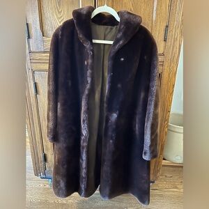 100% Chocolate Sherpa fur